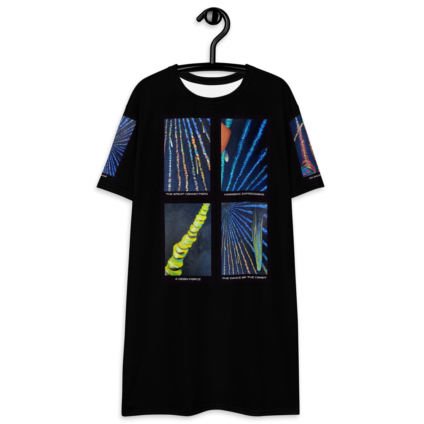 T-Shirt Dress "A STUDY IN CORDS & PORTALS"