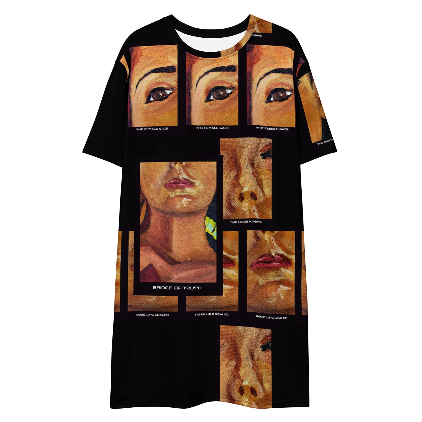 T-Shirt Dress "FACE OF THE GODDESS" (One Color)