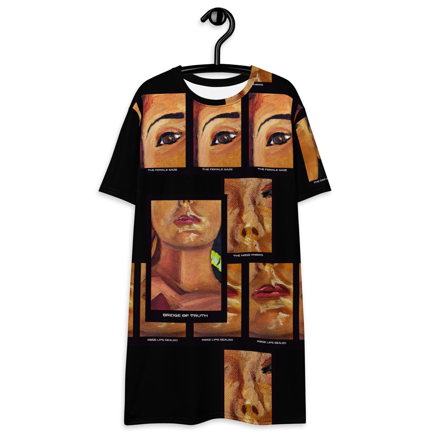 T-Shirt Dress "FACE OF THE GODDESS" (One Color)