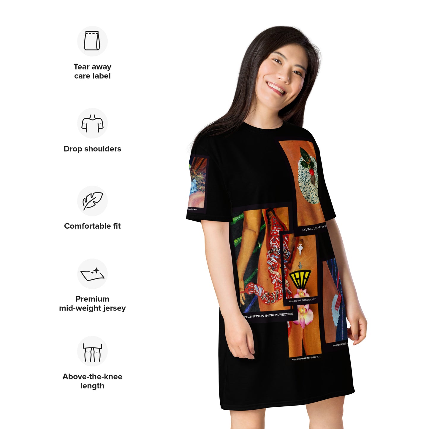 T-Shirt Dress "5D ANATOMY"