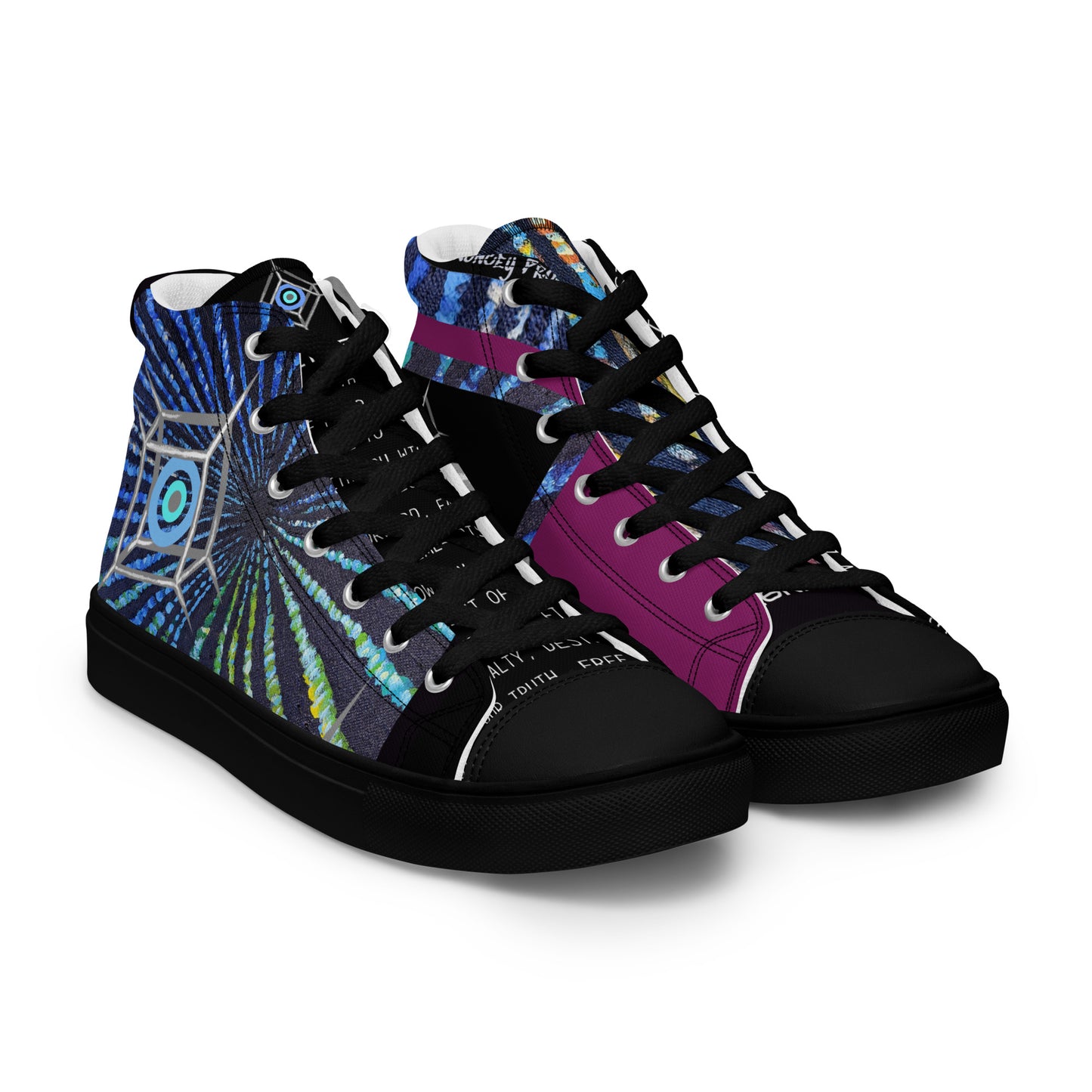 Women’s High Top Canvas Shoes "PORTAL PASSAGE"