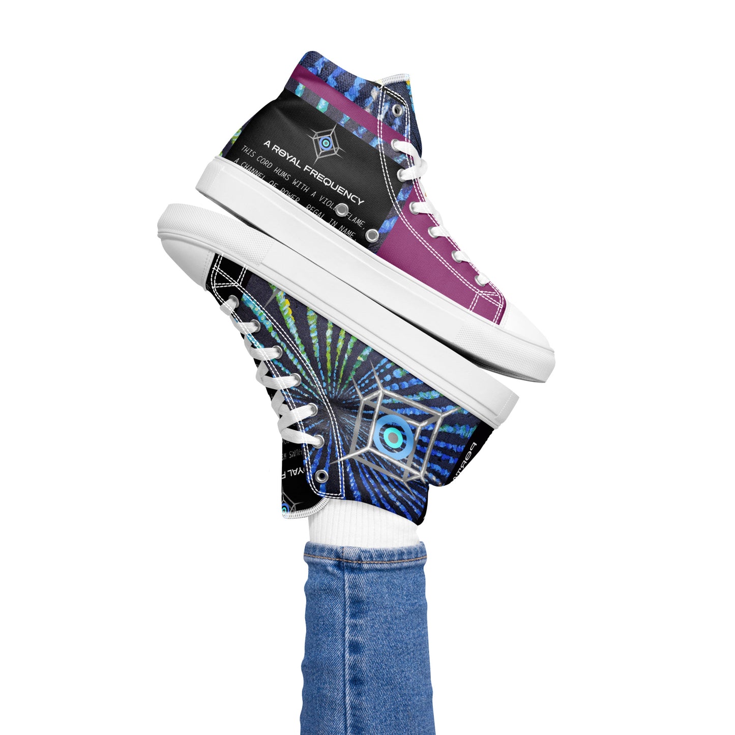 Women’s High Top Canvas Shoes "PORTAL PASSAGE"