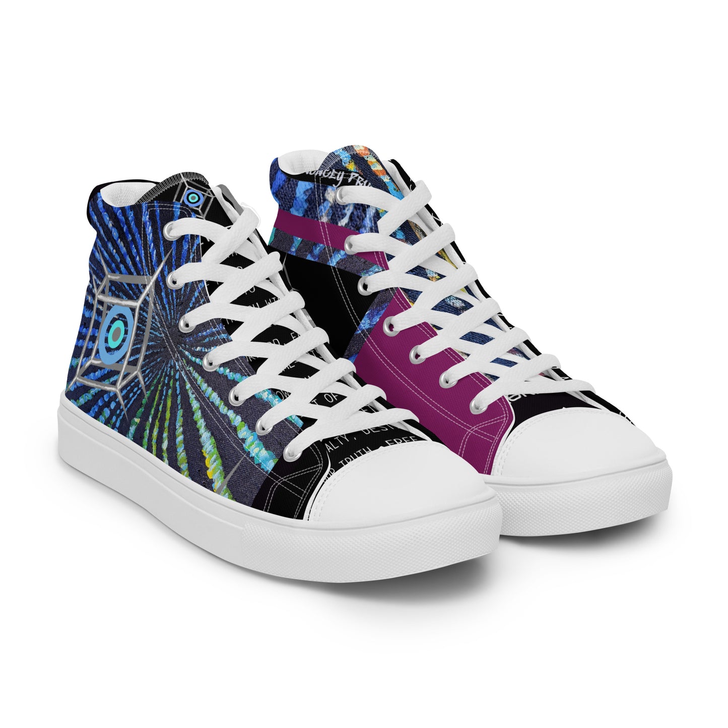 Women’s High Top Canvas Shoes "PORTAL PASSAGE"